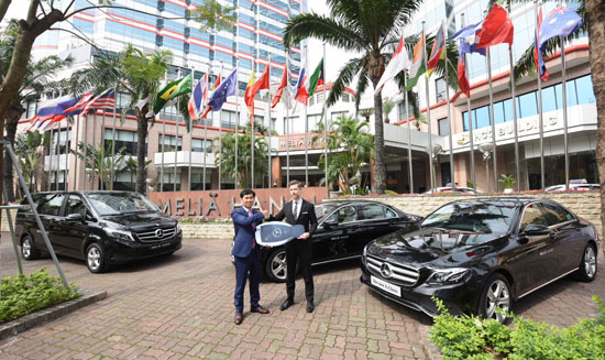 Meliá Hà Nội đầu tư lô xế sang Mercedes-Benz phục vụ khách ảnh 1